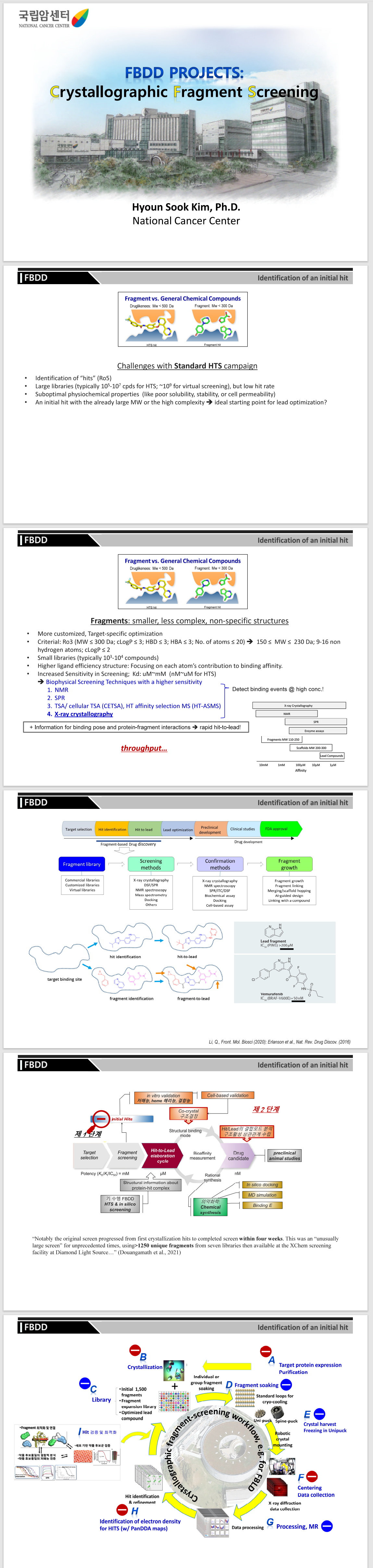 [2024 한국결정학회 Cryo-EM 워크샵]-FBDD 김현숙(국립암센터)